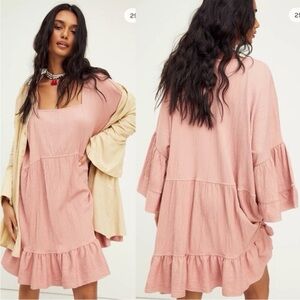 Free People Pink Mini Dress